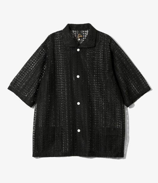 日本代購｜NEPENTHES 襯衫 - S/S 寬領襯衫 - Raschel 蕾絲｜NEPENTHES ONLINE STORE