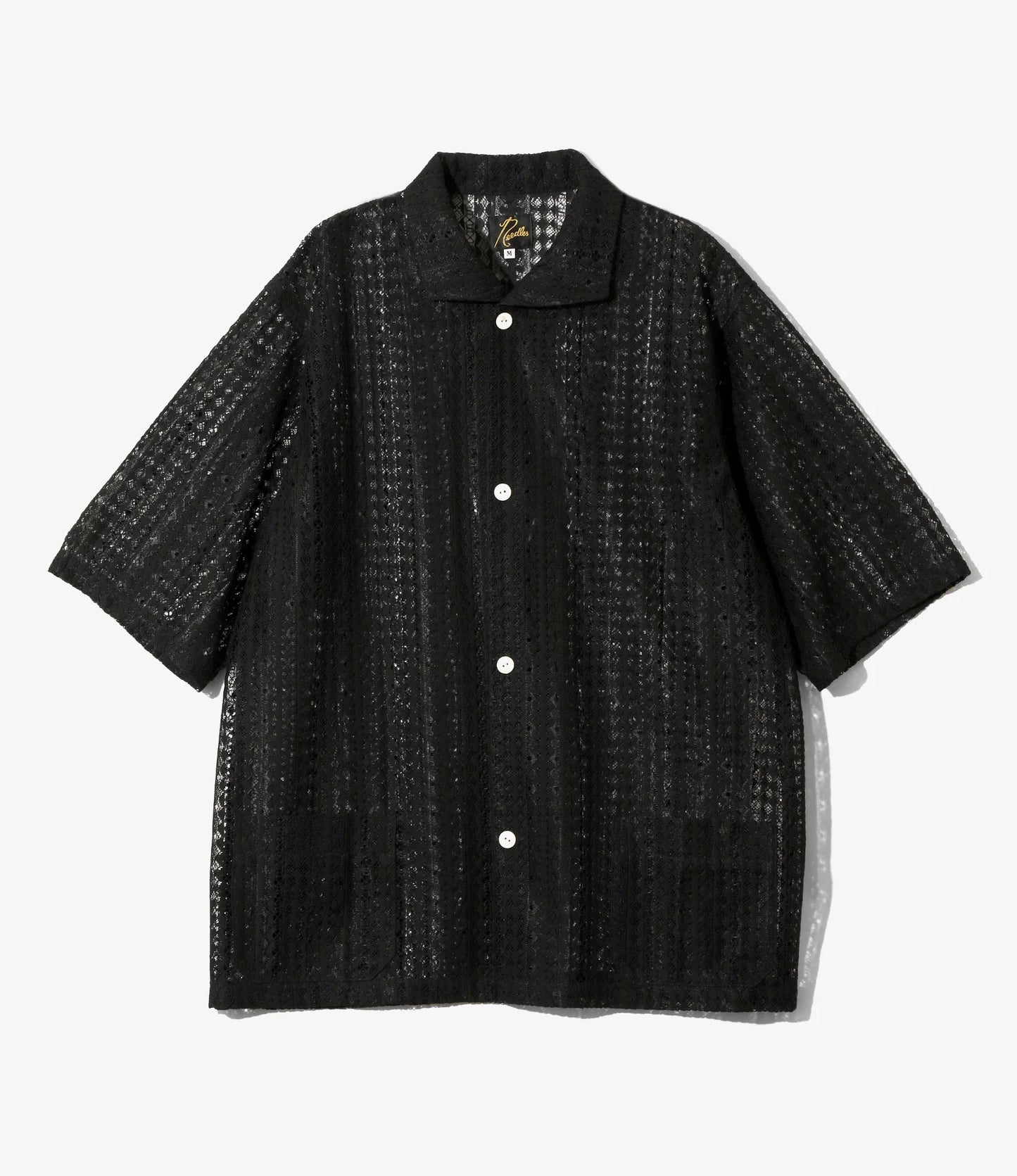 日本代購｜NEPENTHES 襯衫 - S/S 寬領襯衫 - Raschel 蕾絲｜NEPENTHES ONLINE STORE