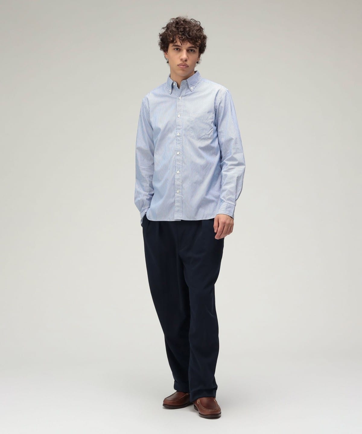 日本代購｜BEAMS PLUS 褲子 - 2褶褲 PE Twill【綠色 / S】｜BEAMS