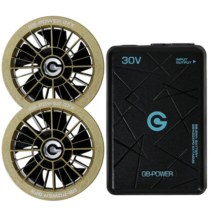 日本代購｜GB-POWER 風扇與電池套裝 - 30V風扇+30V電池套裝 2026年模型｜Amazon JP