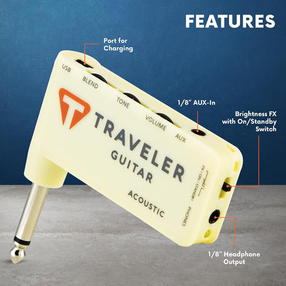日本代購｜Traveler Guitar TRAVELER GUITAR TGA-1A Acoustic Headphone Amp｜Amazon JP