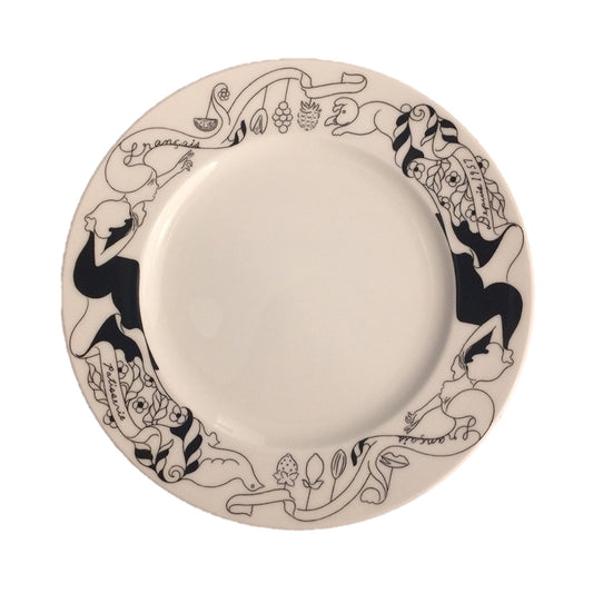 Francais 高級圓形盤（黑白款）