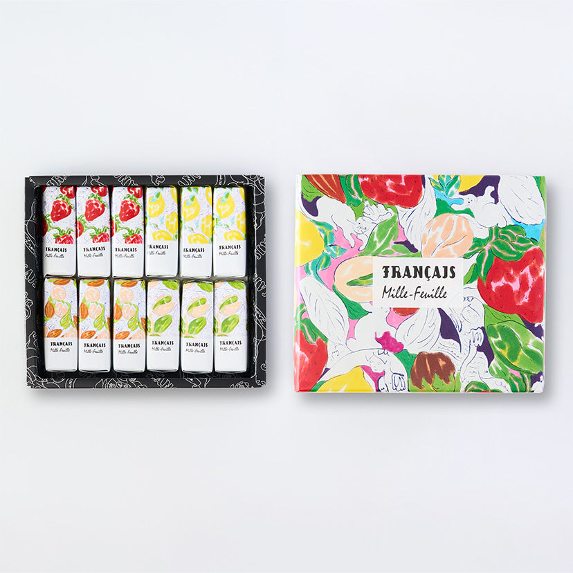 Francais 水果千層派綜合禮盒12個入