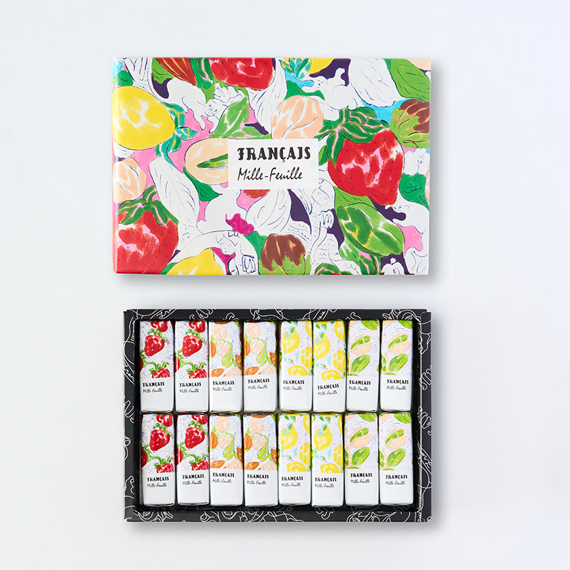 Francais 水果千層派綜合禮盒16個入