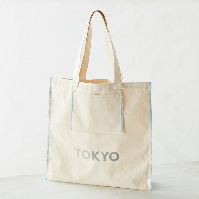 Blue bottle 藍瓶咖啡 可翻轉托特包 東京