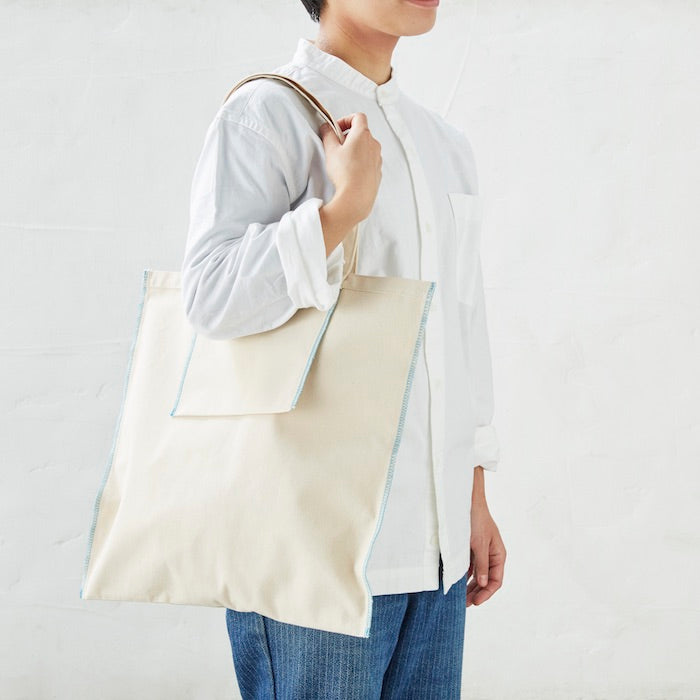 Blue bottle 藍瓶咖啡 可翻轉托特包 東京