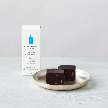 Blue bottle 藍瓶咖啡藍色瓶裝咖啡即溶咖啡與羊羹組合