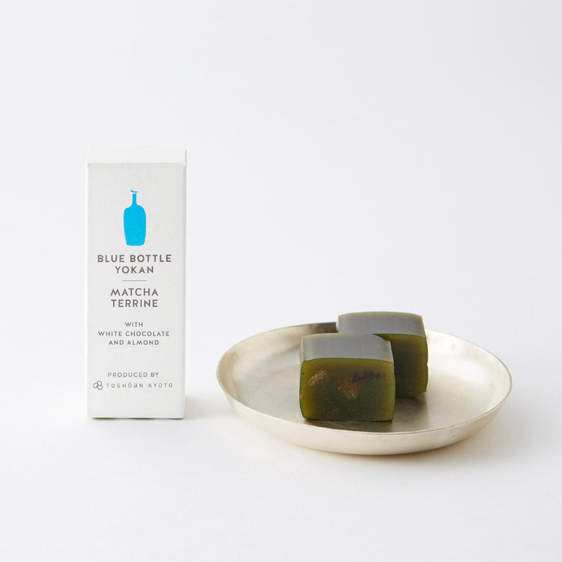 Blue bottle 藍瓶咖啡藍色瓶裝咖啡即溶咖啡與羊羹組合