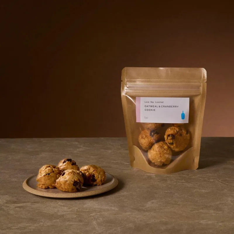 【期間限定】燕麥片＆蔓越莓餅乾 + 咖啡豆 套裝