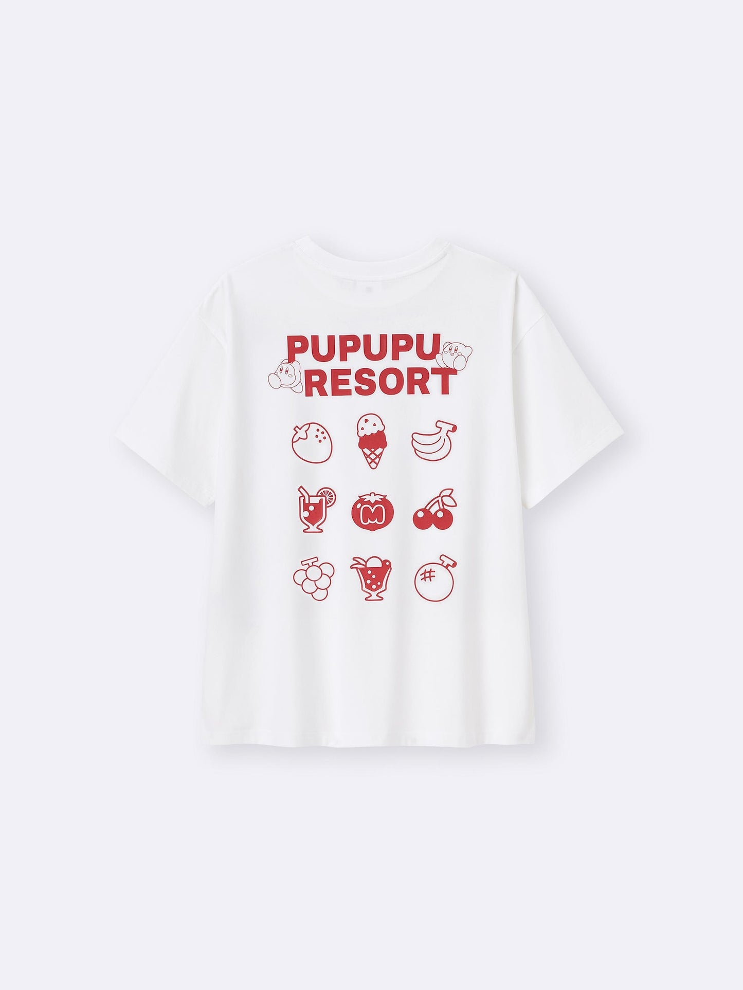 日本代購｜GU 卡比獸 T恤 - 圖案T恤【OFF WHITE / S】｜GU