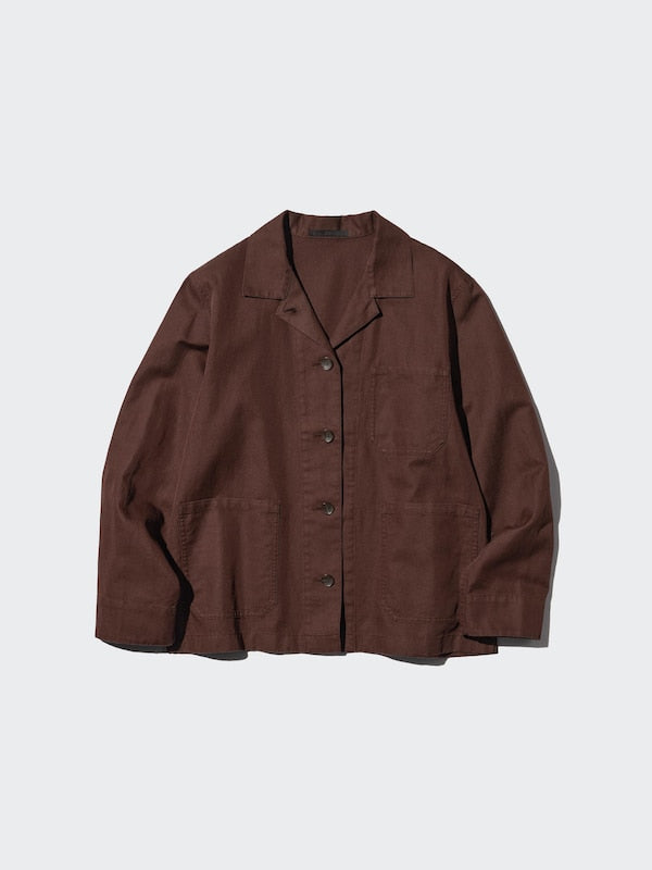 客製化代購 リネンブレンドカバーオール【30 NATURAL / M】
