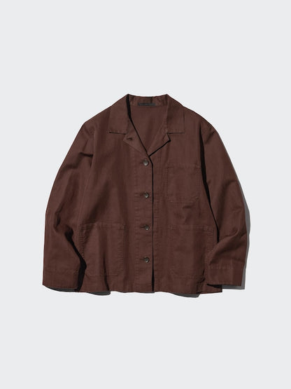 客製化代購 リネンブレンドカバーオール【30 NATURAL / M】