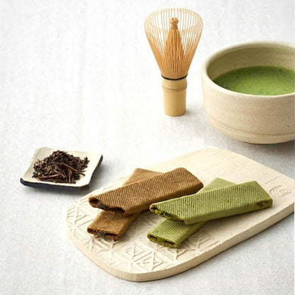 本高砂屋抹茶焙じ茶薄餅捲 MHE12