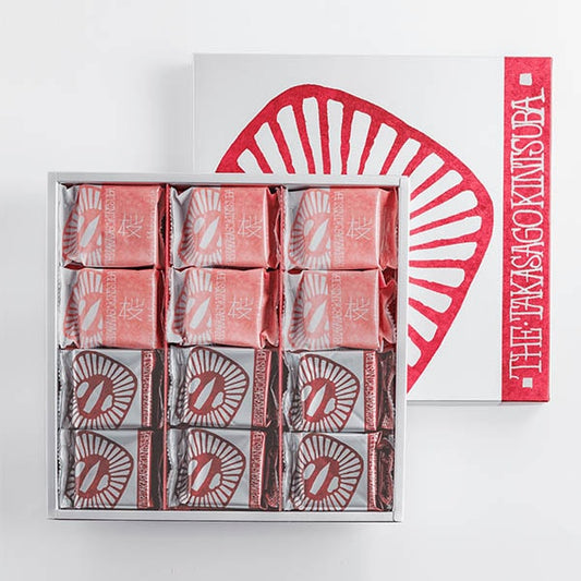 本高砂屋 うす皮高砂金鍔 桜 詰合せ12個入