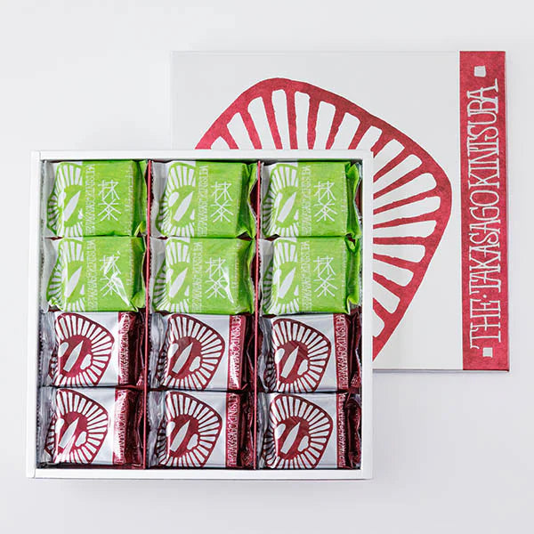 本高砂屋 うす皮高砂金鍔 抹茶 詰合せ12個入