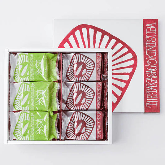 本高砂屋 うす皮高砂金鍔 抹茶 詰合せ6個入