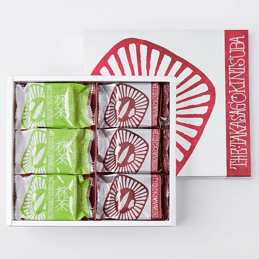 本高砂屋 薄皮高砂金鍔 綜合禮盒6個入