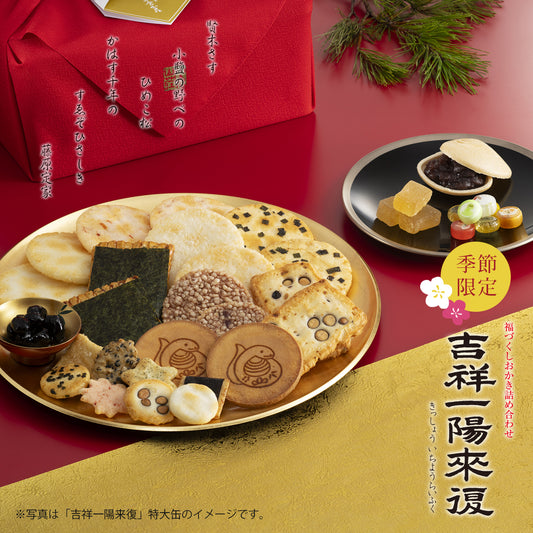 吉祥一陽來復特大禮盒 - 京都傳統美味佳品，適合新年慶祝 13種類 33袋