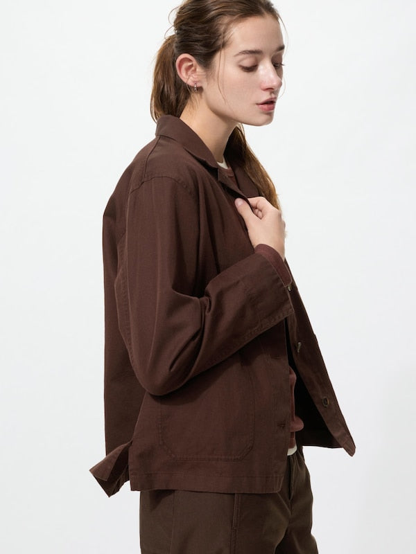 客製化代購 リネンブレンドカバーオール【30 NATURAL / M】