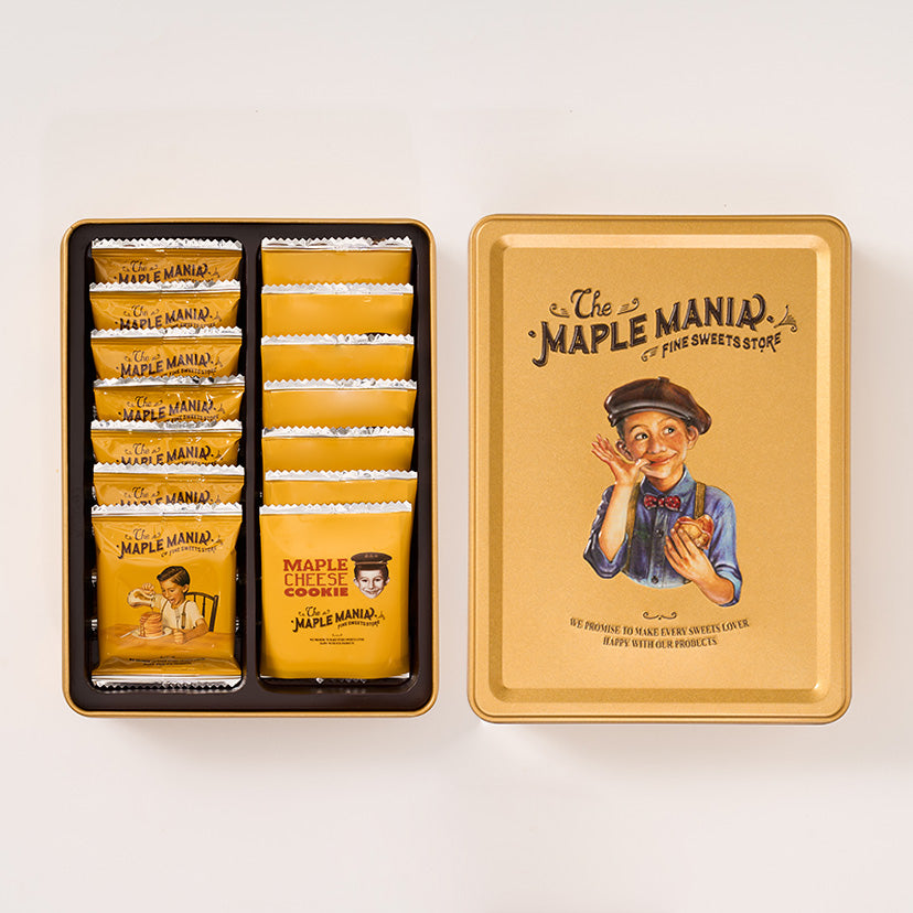 The maple mania 楓糖男孩 楓糖餅乾詰合缶14枚入