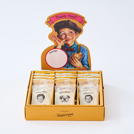 The maple mania 楓糖男孩 問候卡（感謝）楓糖禮盒18枚綜合禮盒