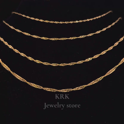 新銳品牌 KRK jewelry N10 / N11 / N12 / N13 日本製18K金項鍊🇯🇵