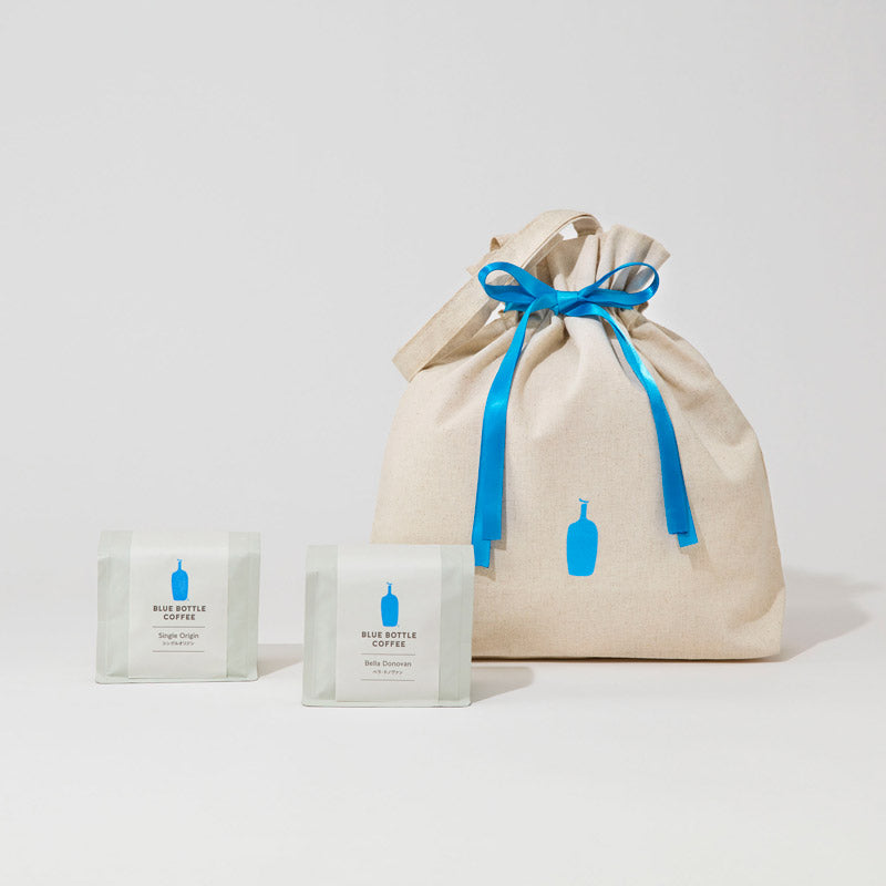 Blue bottle 藍瓶咖啡【線上限定】咖啡豆組合in緞帶包裝袋