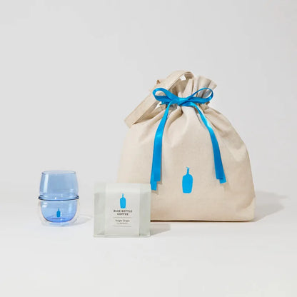 Blue bottle 藍瓶咖啡【線上限定】單品咖啡＆雙層玻璃阿羅馬克杯組合
