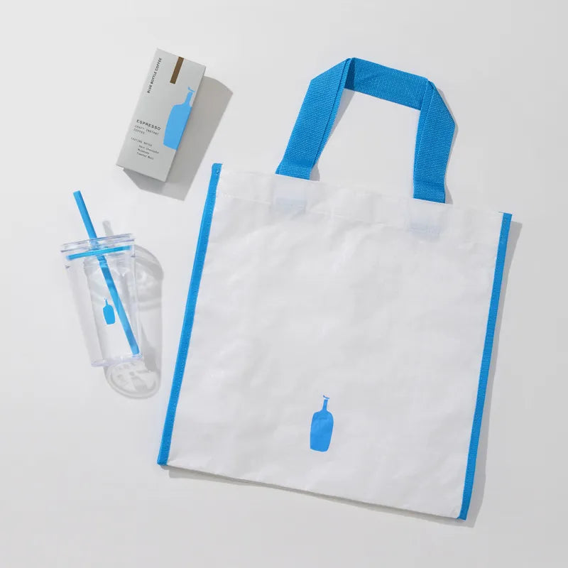 Blue bottle 藍瓶咖啡【線上限定】即溶咖啡＆清晰冷飲隨行杯(16oz) in 手提袋