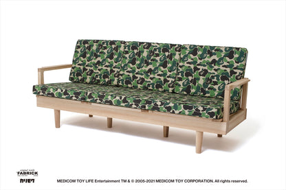 BAPE BAPE X FABRICK X KARIMOKU ABC CAMO 三人座沙發 BAPE HOME