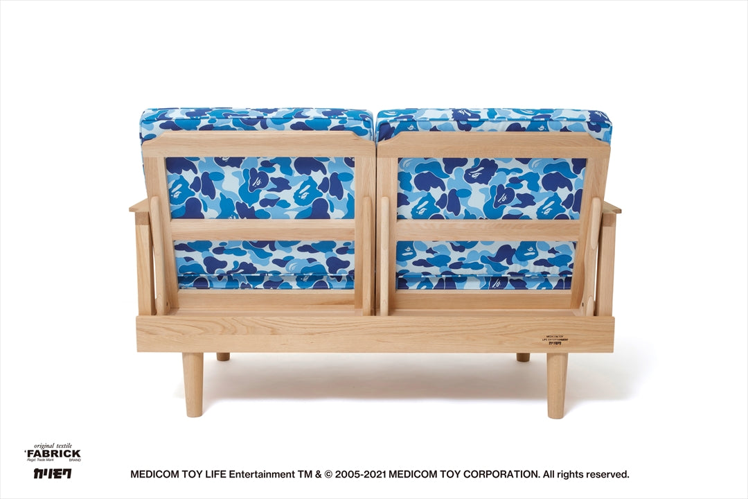 BAPE BAPE X FABRICK X KARIMOKU ABC CAMO 雙人沙發 BAPE HOME