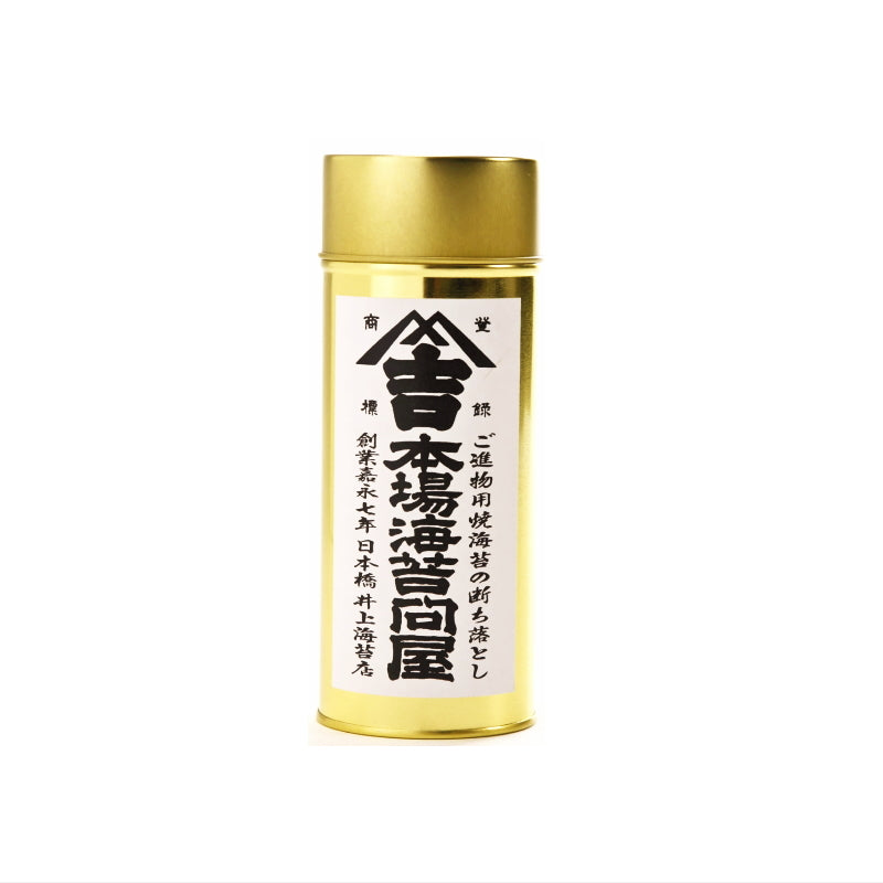 日本國產烤海苔裁切片 40g 罐裝 禮盒級燒海苔 零食配飯海苔