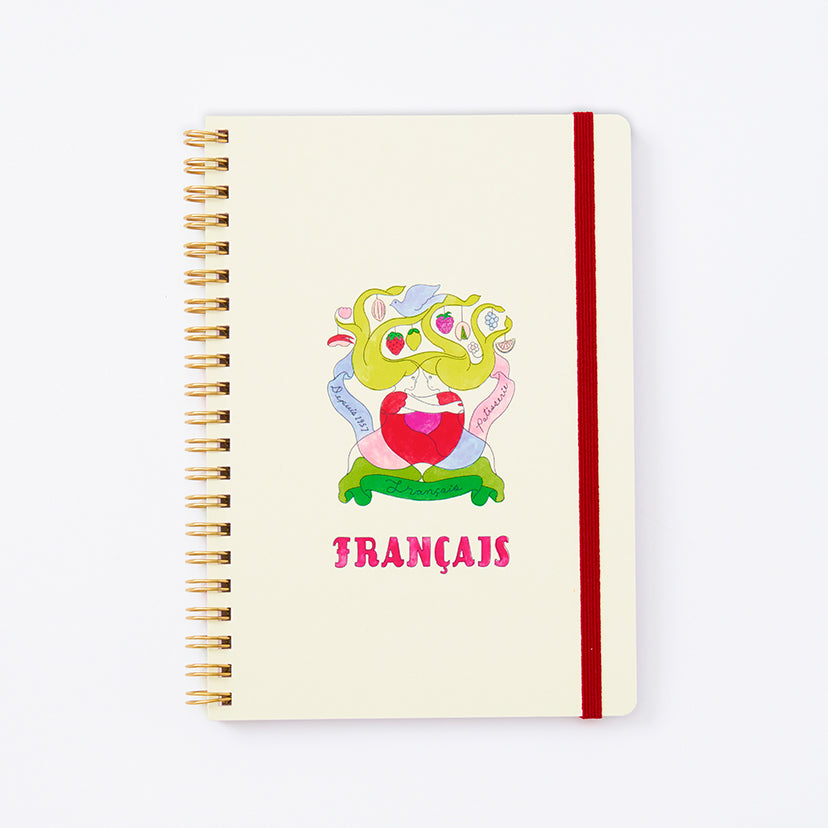 Francais 線圈筆記本