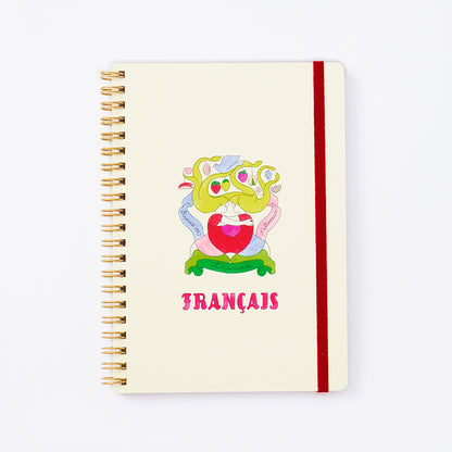 Francais 線圈筆記本
