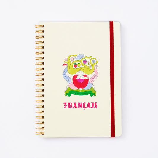 Francais 線圈筆記本