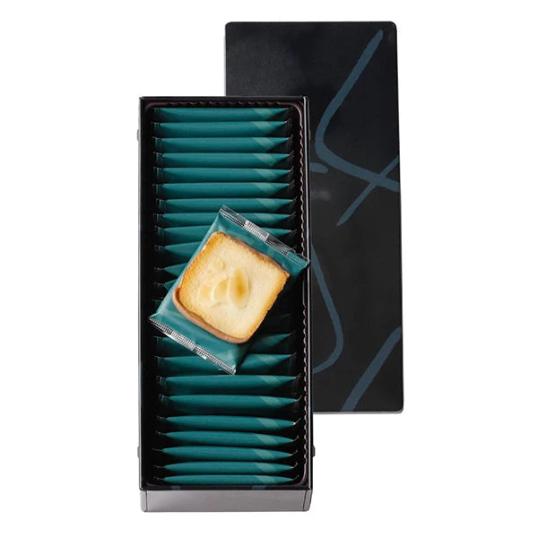 YOKUMOKU 24枚入り薄餅巧克力 - 折疊的美味，搭配杏仁