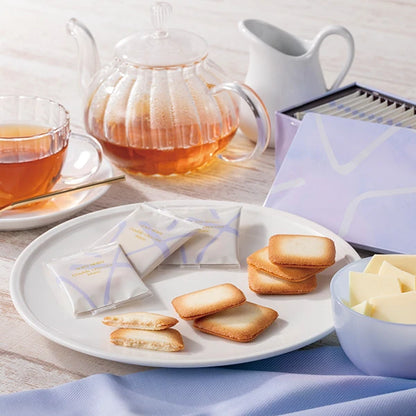 YOKUMOKU 22枚入り 雪茄蛋捲 - 夾心白巧克力貓舌餅乾