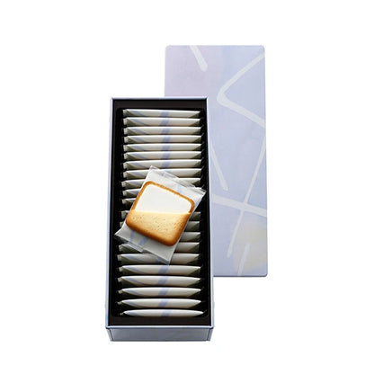 YOKUMOKU 22枚入り 雪茄蛋捲 - 夾心白巧克力貓舌餅乾