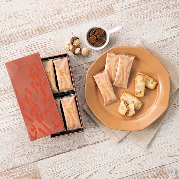 YOKUMOKU 高級洋菓子【16枚入り】巴多馬卡達米亞 - 馬卡達米亞堅果與牛奶巧克力的美味