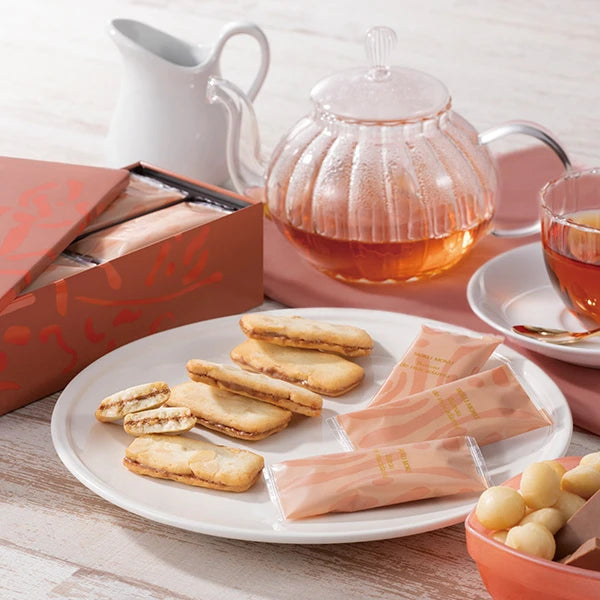 YOKUMOKU 高級洋菓子【16枚入り】巴多馬卡達米亞 - 馬卡達米亞堅果與牛奶巧克力的美味