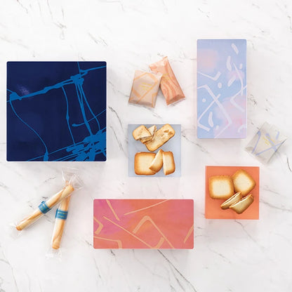 YOKUMOKU高級洋菓子【4種 52個入り】雪茄蛋捲與人氣餅乾組合