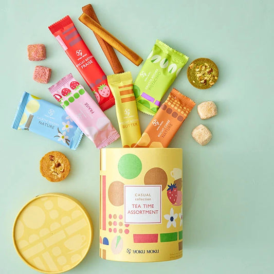 YOKUMOKU 六種春季限定茶點綜合禮盒 15個 - 三種獨特口感餅乾