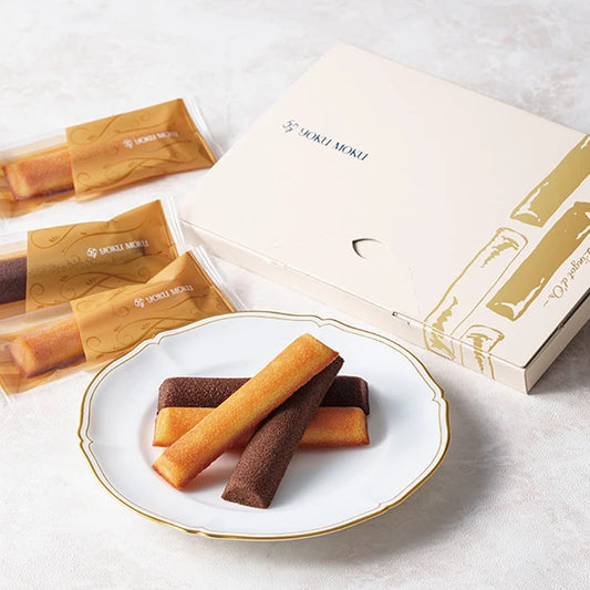 YOKUMOKU高級洋菓子【兩種口味六根裝】金條蛋糕