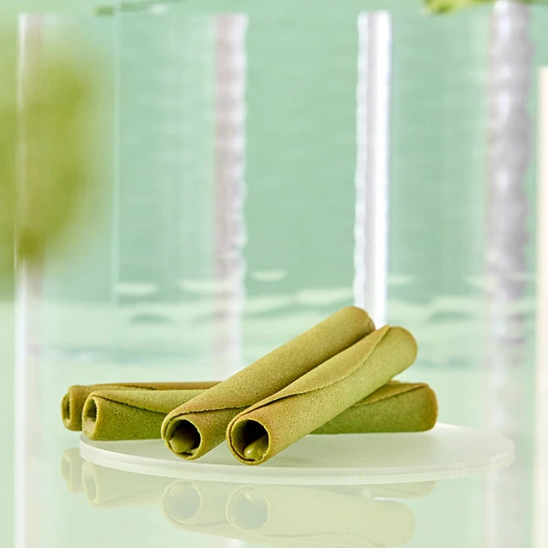 YOKUMOKU 高級洋菓子【食べ比べ】雪茄蛋捲抹茶＆雪茄蛋捲巧克力組合 - 初夏限定的美味