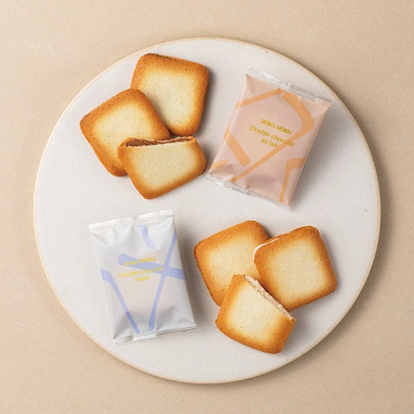 YOKUMOKU 兩種口味 14枚裝 雙層貓舌餅乾 - 經典美味以全新形式延續